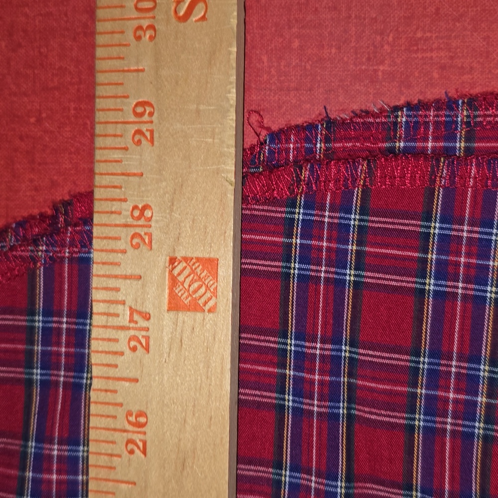 Vintage Wrangler Western Medium Red Plaid Pearl Snap Long Sleeve Shirt Size M - Picture 8 of 8